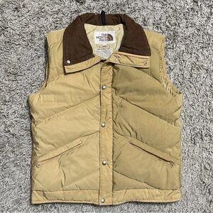 80s The North Face Tan Puffer Vest